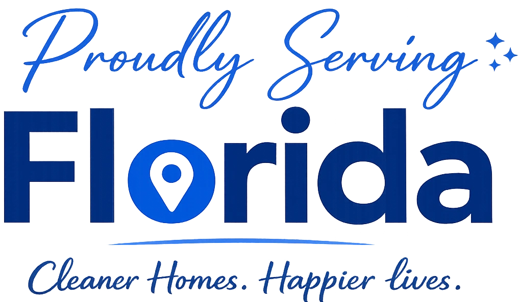 Proudly serving Florida. Cleaner homes, happier lives. Let's Clean Maids